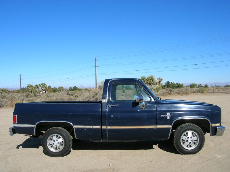 1987 chevy truck blue